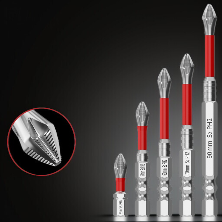 강자성 십자비트 공업용 핸드드릴 충격방지 강자성비트 핸드드릴 전용비트