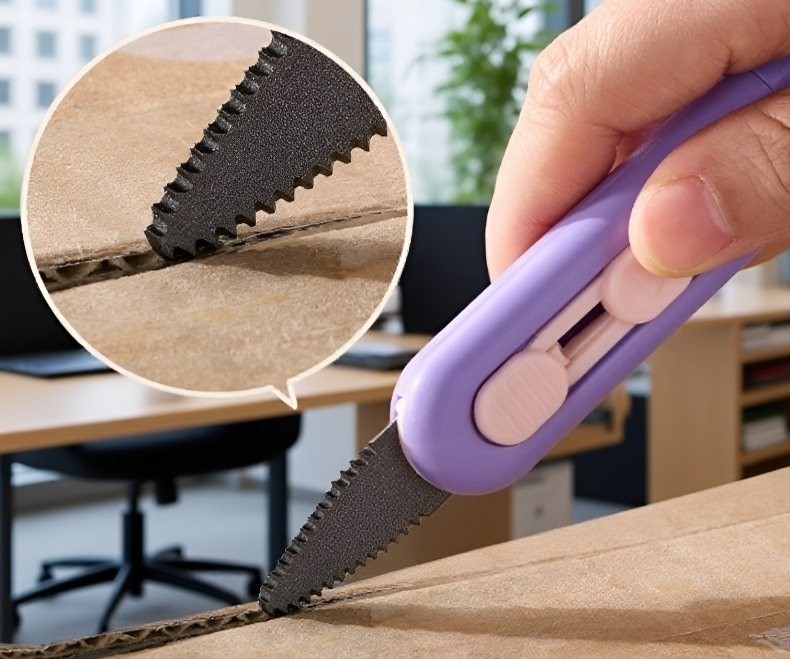 Ergonomic nano scissors for fast and safe cutting