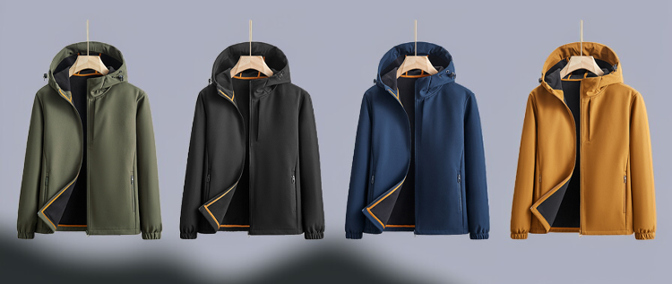 남성 소프트쉘 자켓 전면 이미지