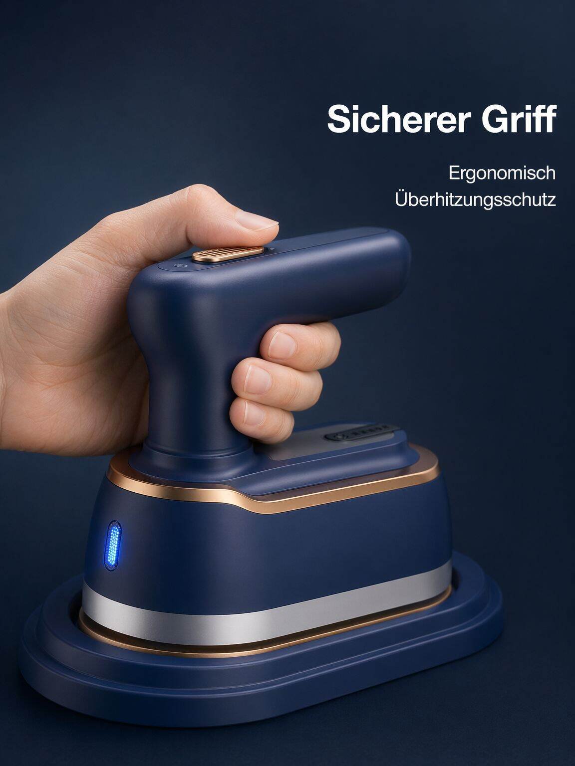 Handbügelmaschine zum Aufhängen Handdampfbügeleisen Haushaltsdampfbügeleisen Hochleistungs-faltbare 