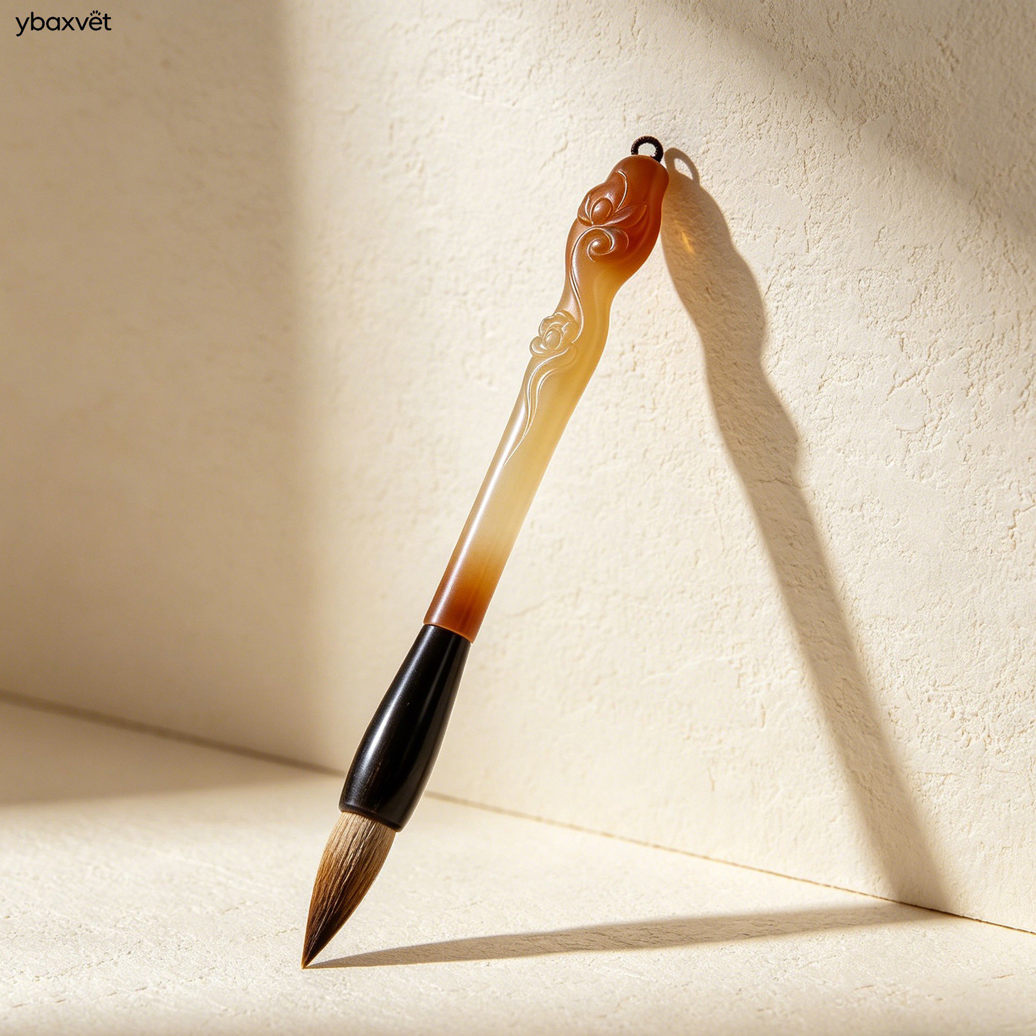 Carved calligraphy brushes (3 pieces)