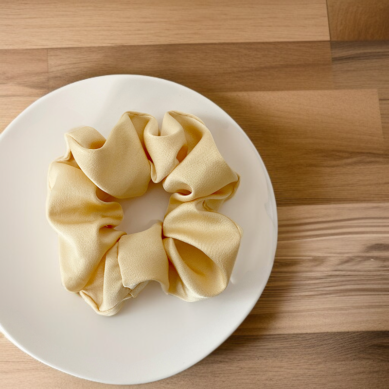 韓系簡約髮圈佩戴效果