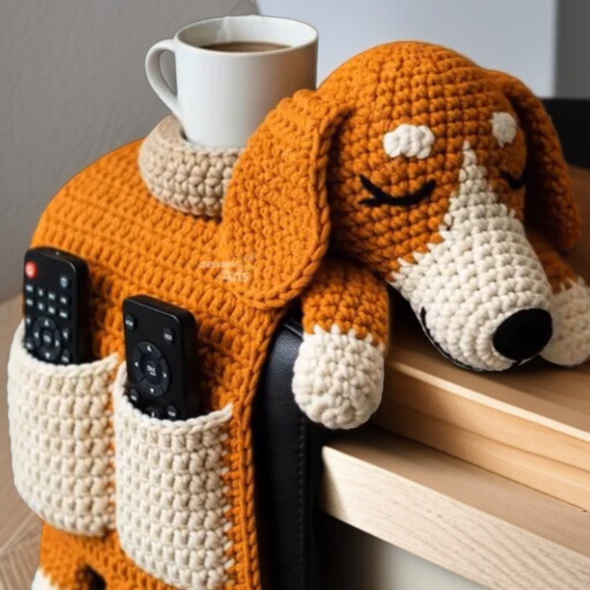 강아지 소파 수납 파우치 다용도 빅 사이즈 핸드메이드 수납 용품