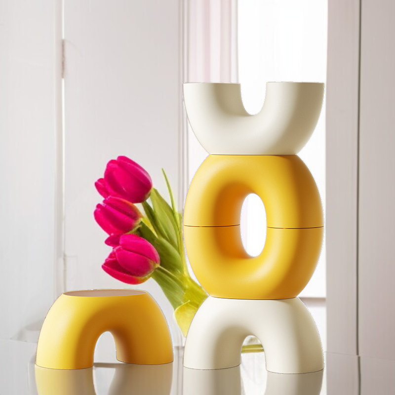 레인보우 스툴 둥글고 편안한 미끄럼 방지 신발 교환대 내구 홈 스툴