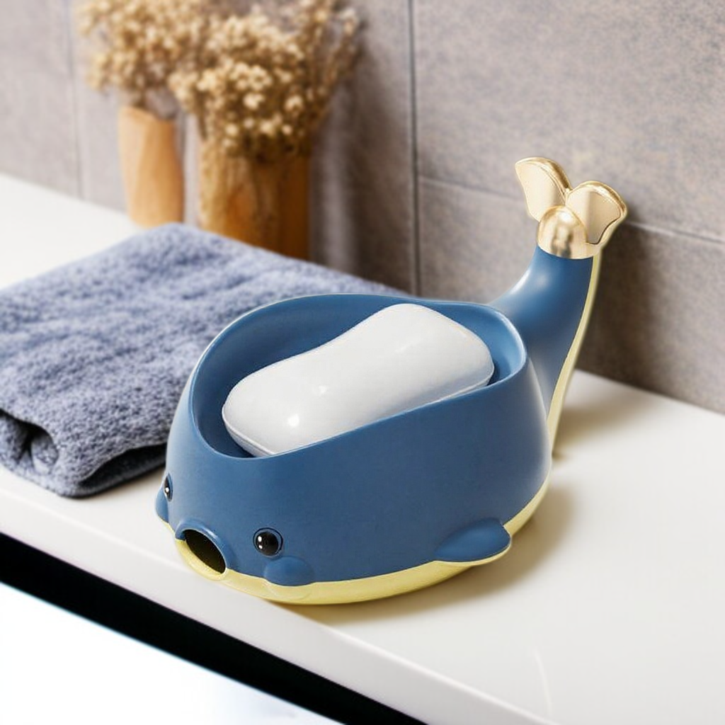 귀여운 새로운 고래 비누 상자