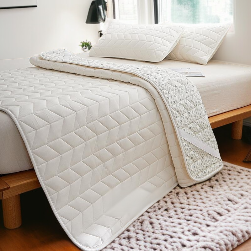 면 전체 매트리스 쿠션 가정용 침실 싱글 항균 요 미끄럼 방지 매트리스 순면 얇은 매트 접이식