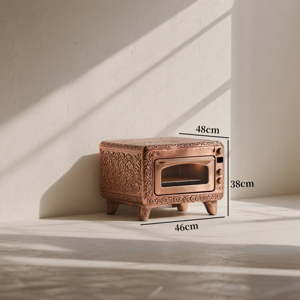 고급 스테인리스 오븐 내부 모습