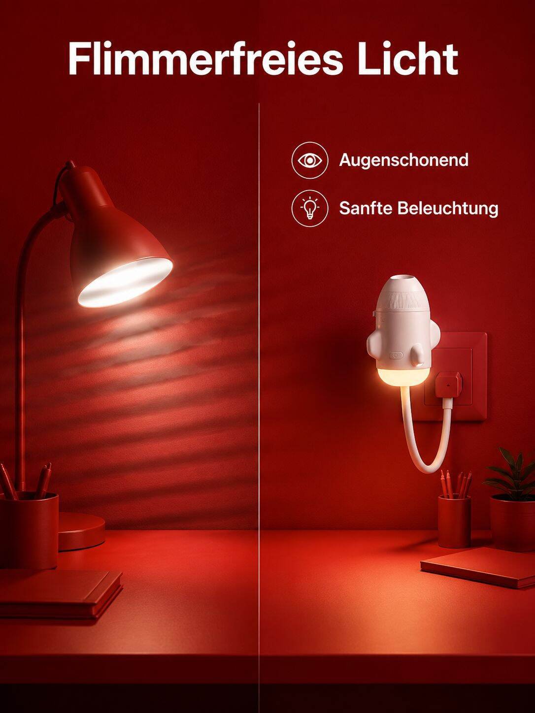 Sternenhimmel Lampe als Nachtlicht im Schlafzimmer