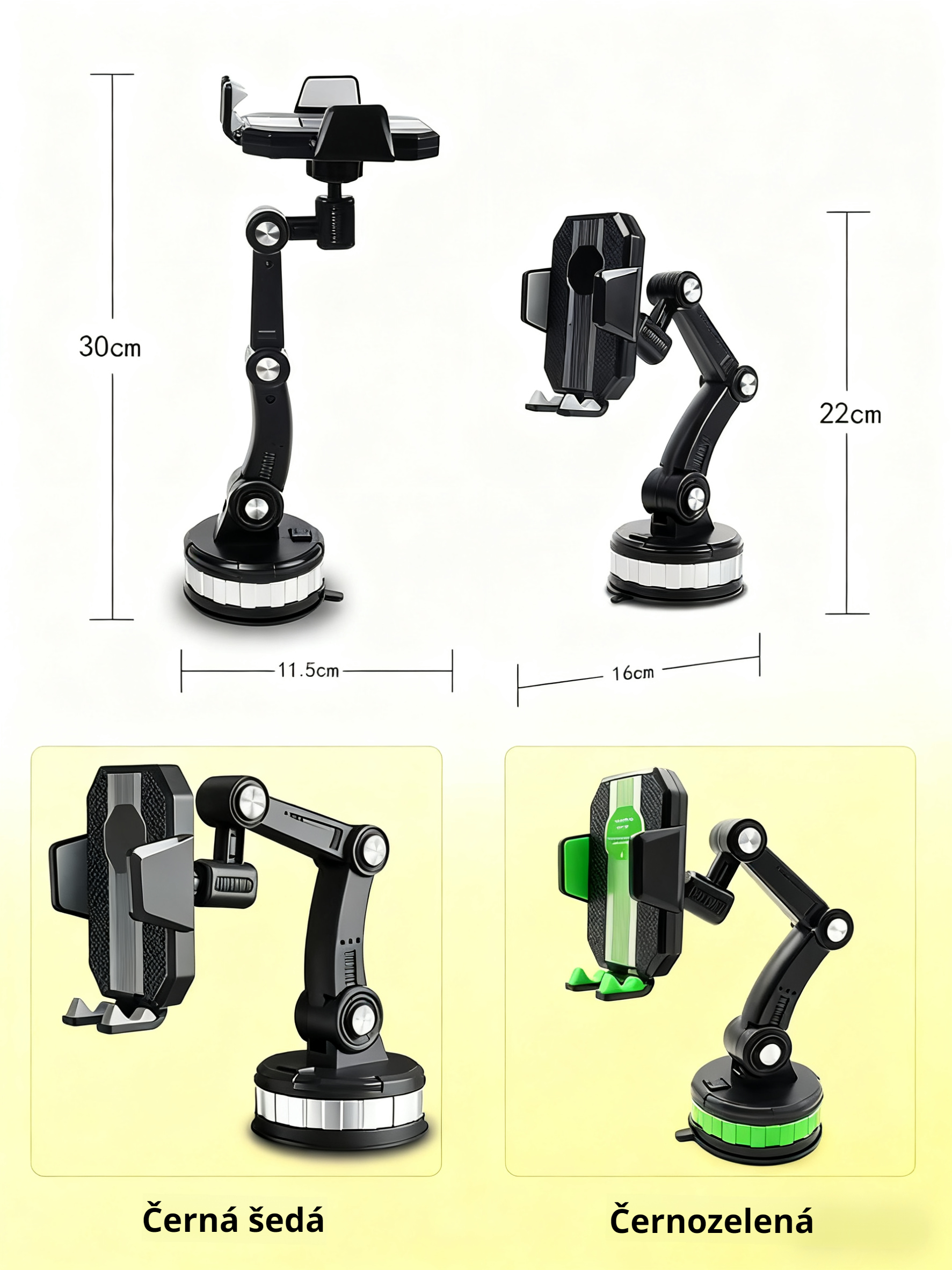  Držák na mobil do auta s přísavkou