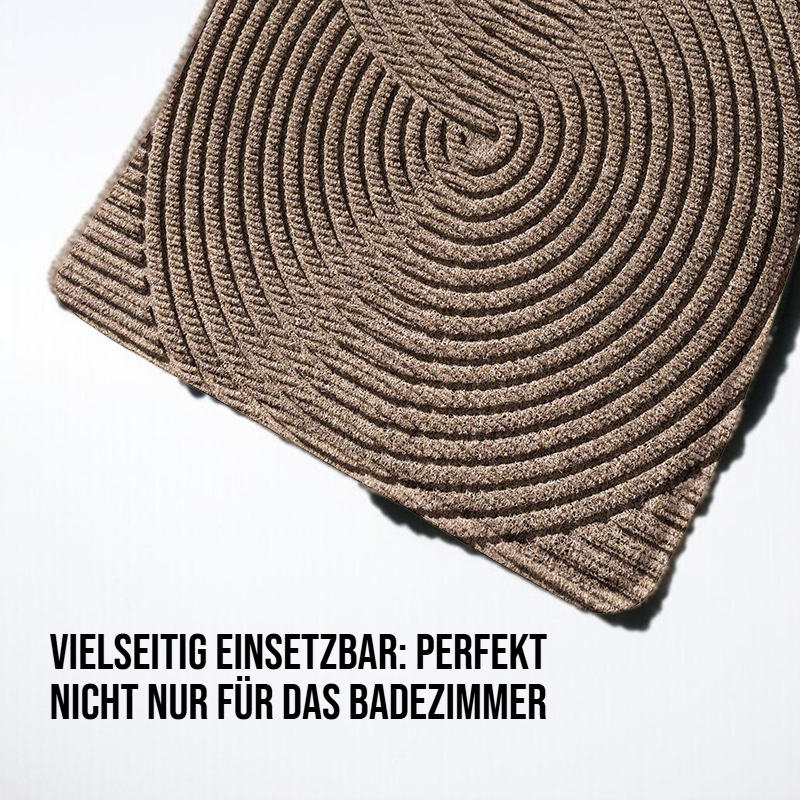 Detailansicht der PVC-Schlingenmatte für Badezimmer