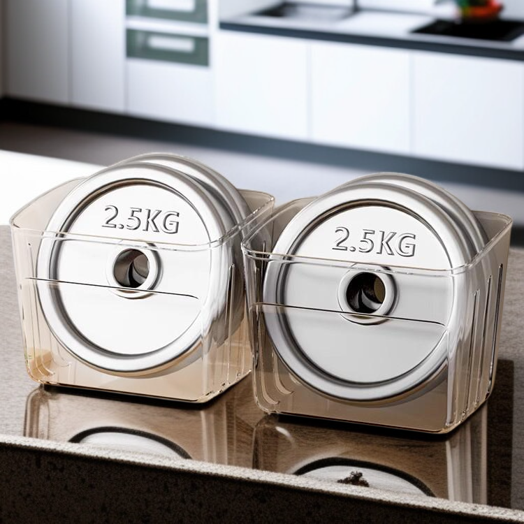 رف تخزين مطبخي معلق للجدار للبصل والثوم والزنجبيل