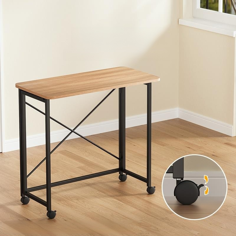 Bureau d'ordinateur mobile et pliable pour étudier et écrire au chevet