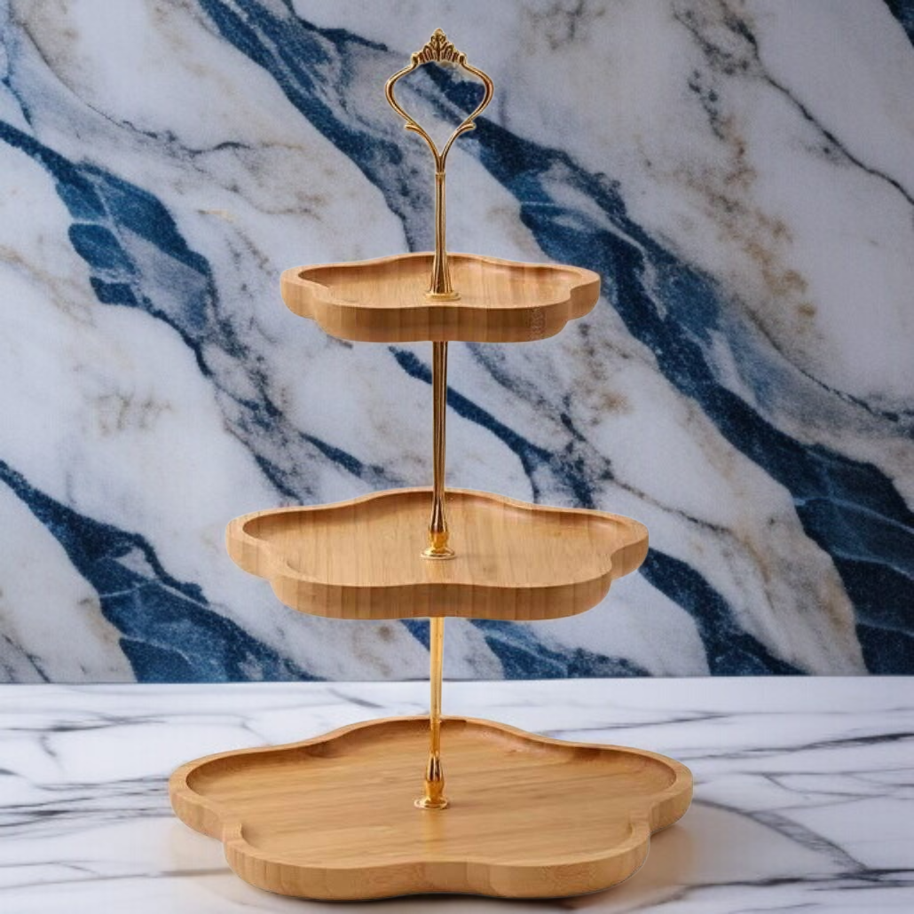 다층 과일 간식 플레이트