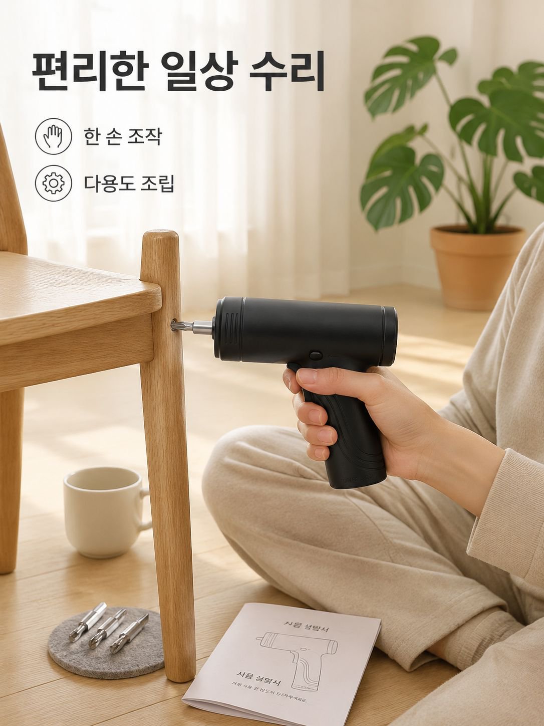 다기능 권총형 전동 드라이버