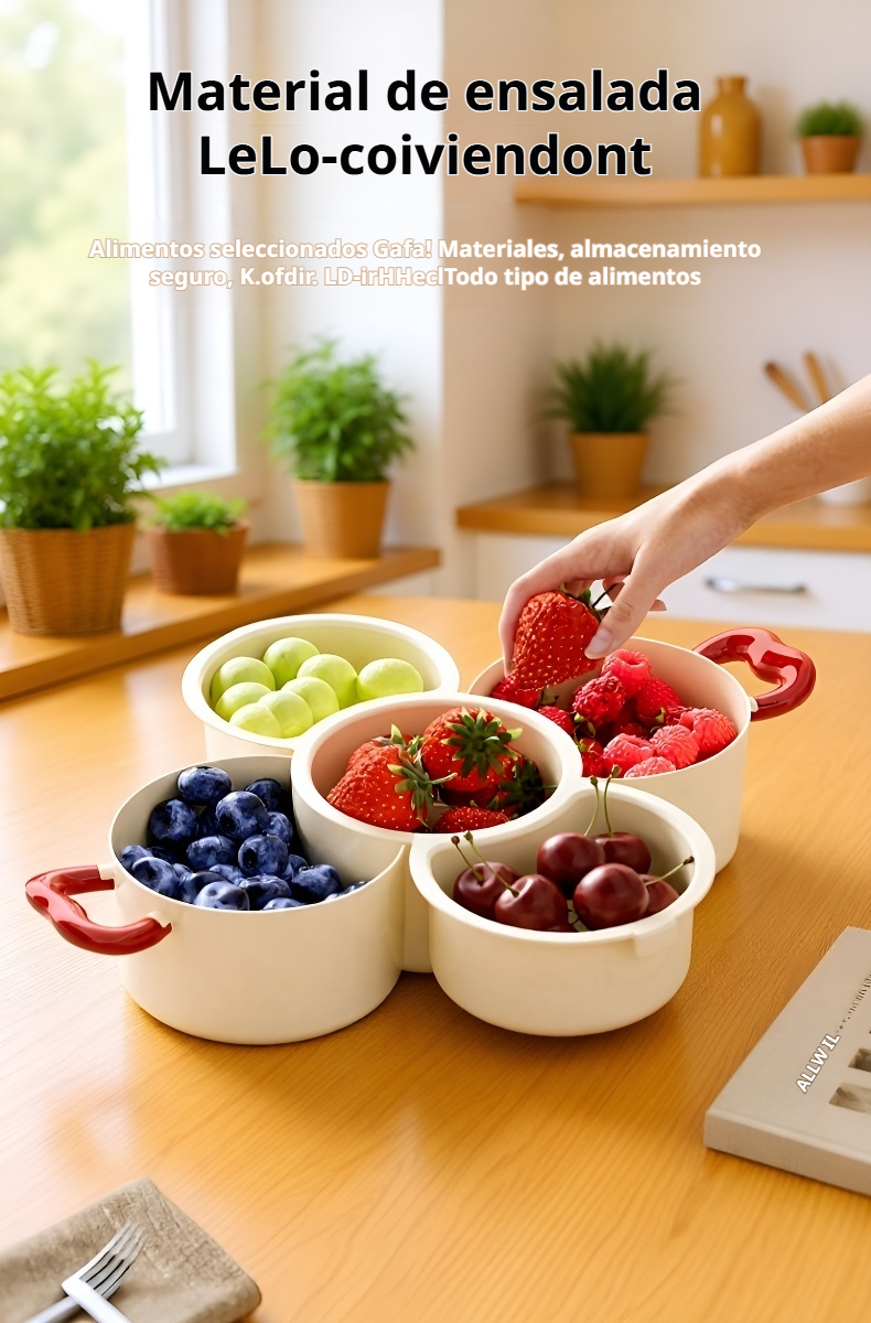 Presentador de frutas moderno y elegante