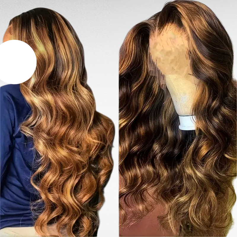자연스러운 웨이브 가발, 레이스 디자인, 고온사로 스타일링 가능