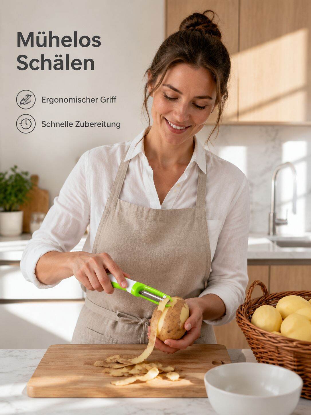 Multifunktionaler Küchenschäler, der Zeit und Mühe spart