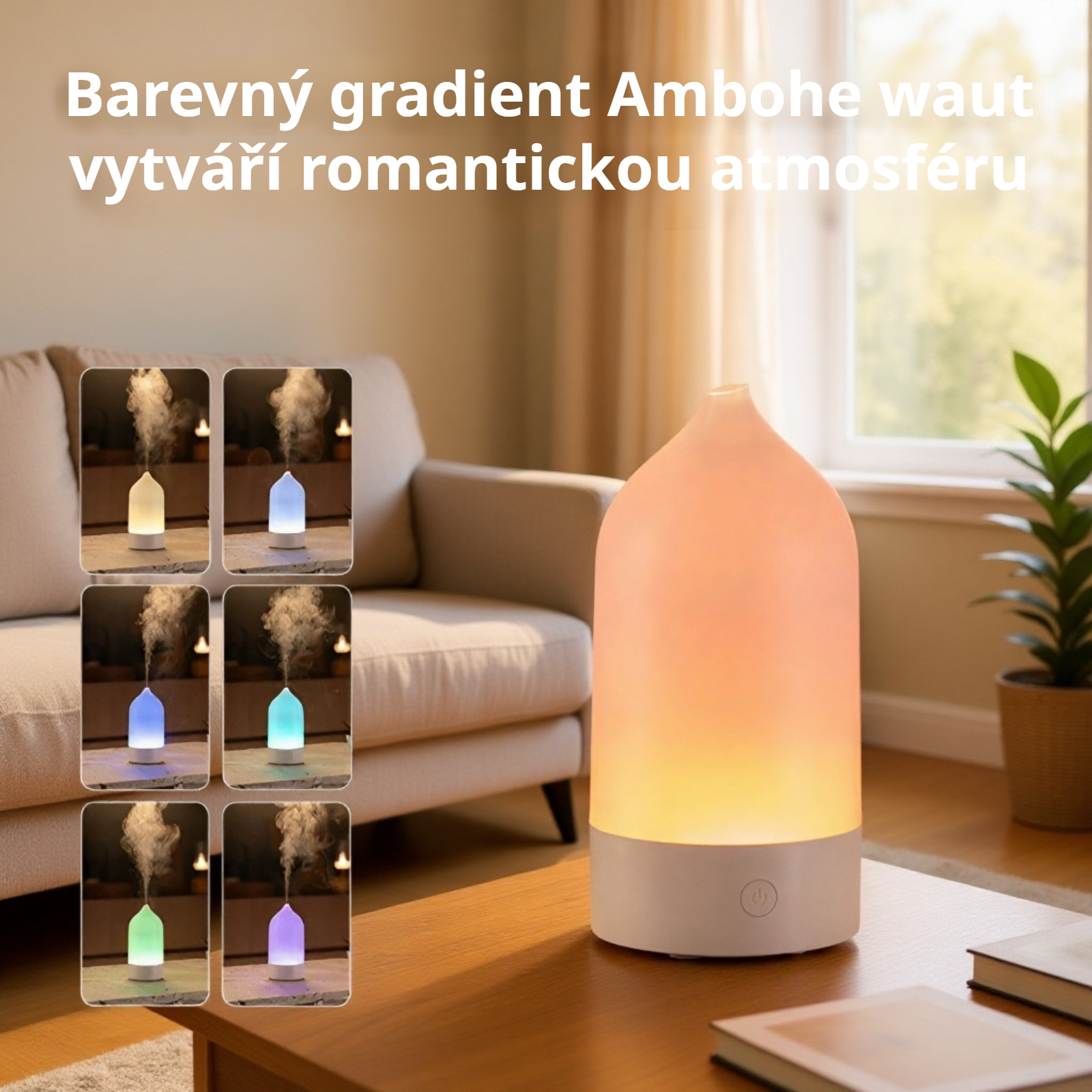 Moderní difuzér esenciálních olejů do domácnosti