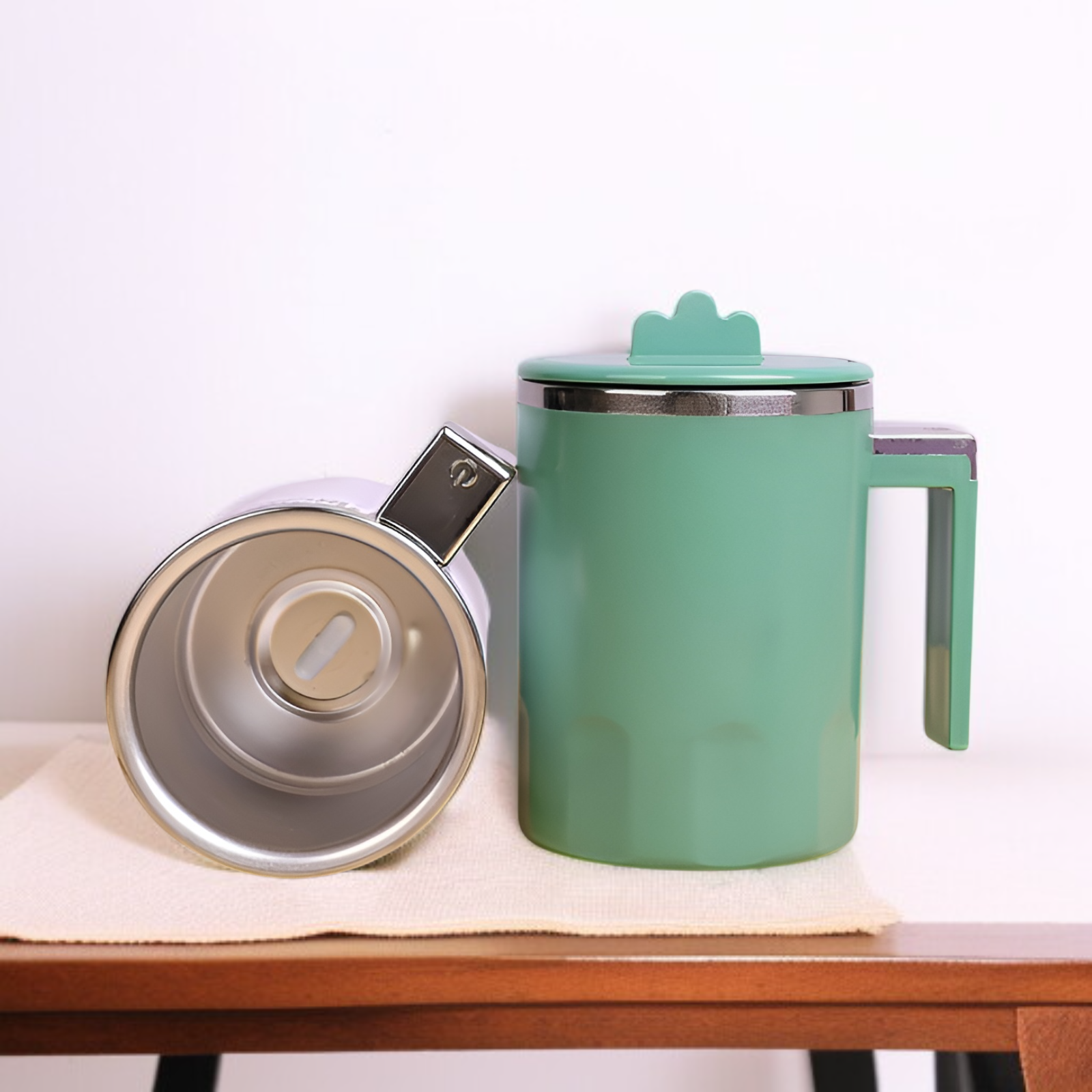 충전식 LCD 마그네틱 자동 저어주는 컵 혁신 커피 셰이크컵