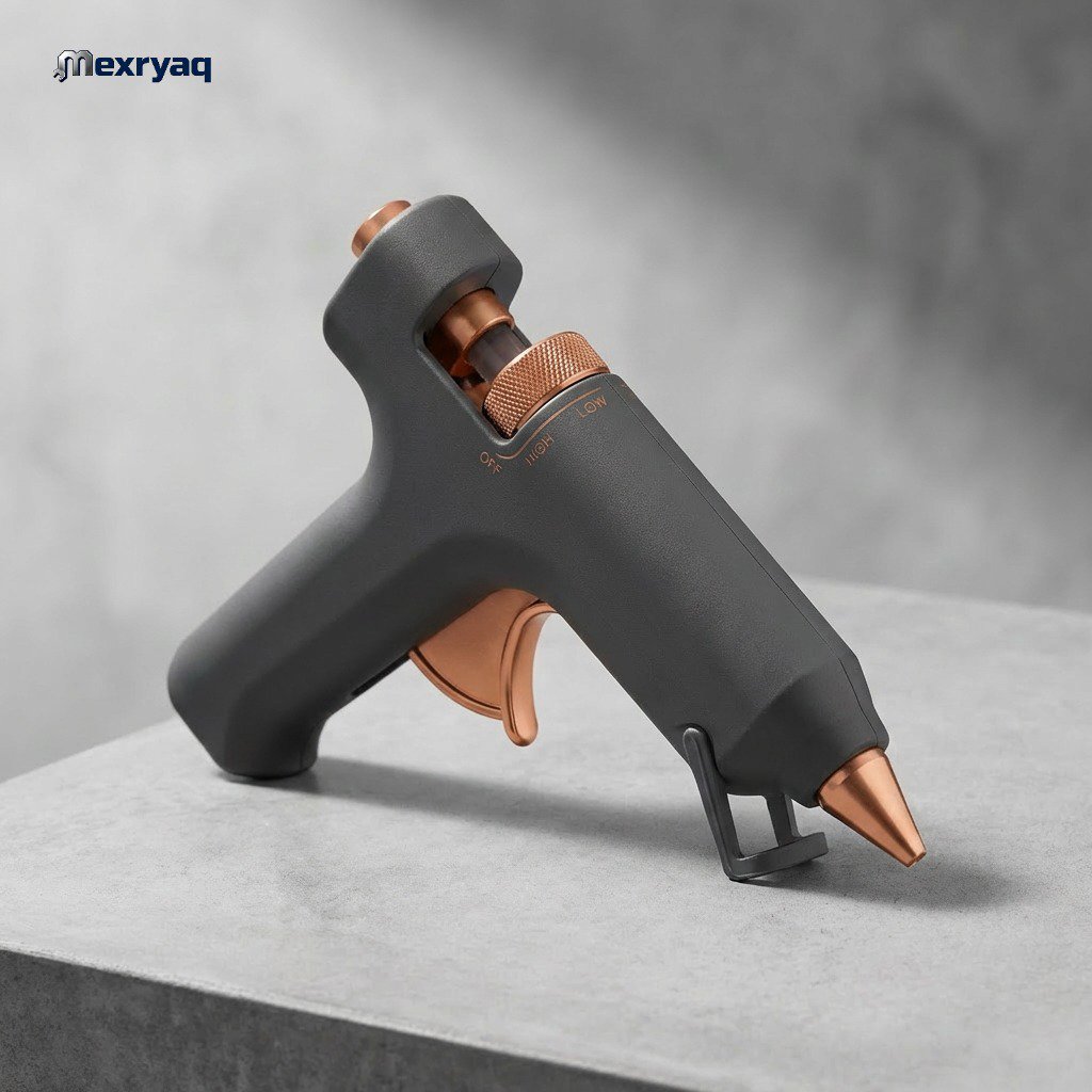 Portable glue gun ideal for crafts and repairs
