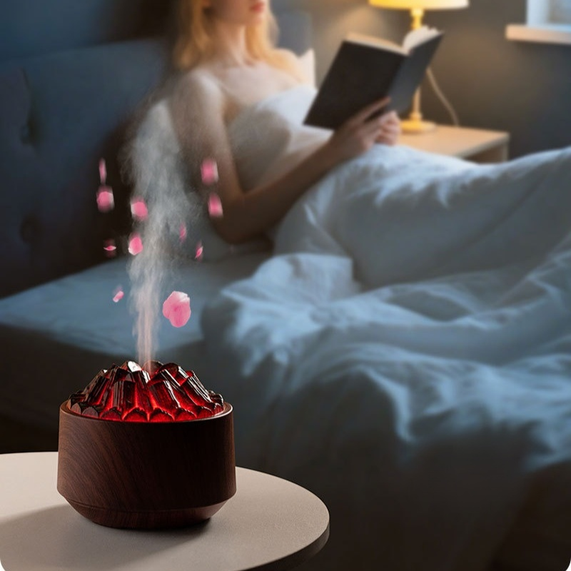 Easy-to-use large mist humidifier for relaxation