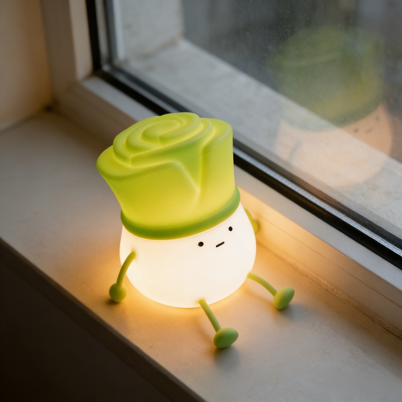 โคมไฟหัวเตียงรูปหัวหอมสร้างสรรค์ โคมไฟตกแต่งห้องนอนแบบชาร์จได้ ของขวัญตกแต่งบ้าน