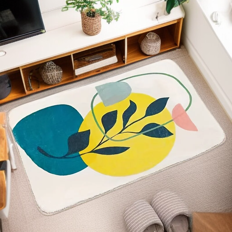 Minimalistyczny dywan do salonu