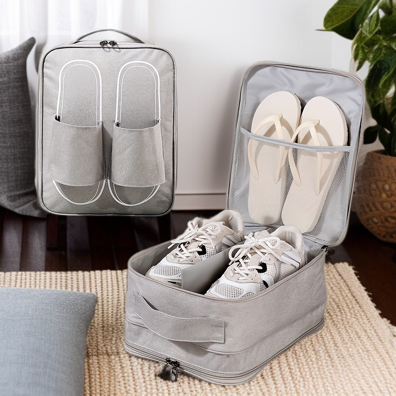 多層靴収納袋・旅行用靴整理バッグ