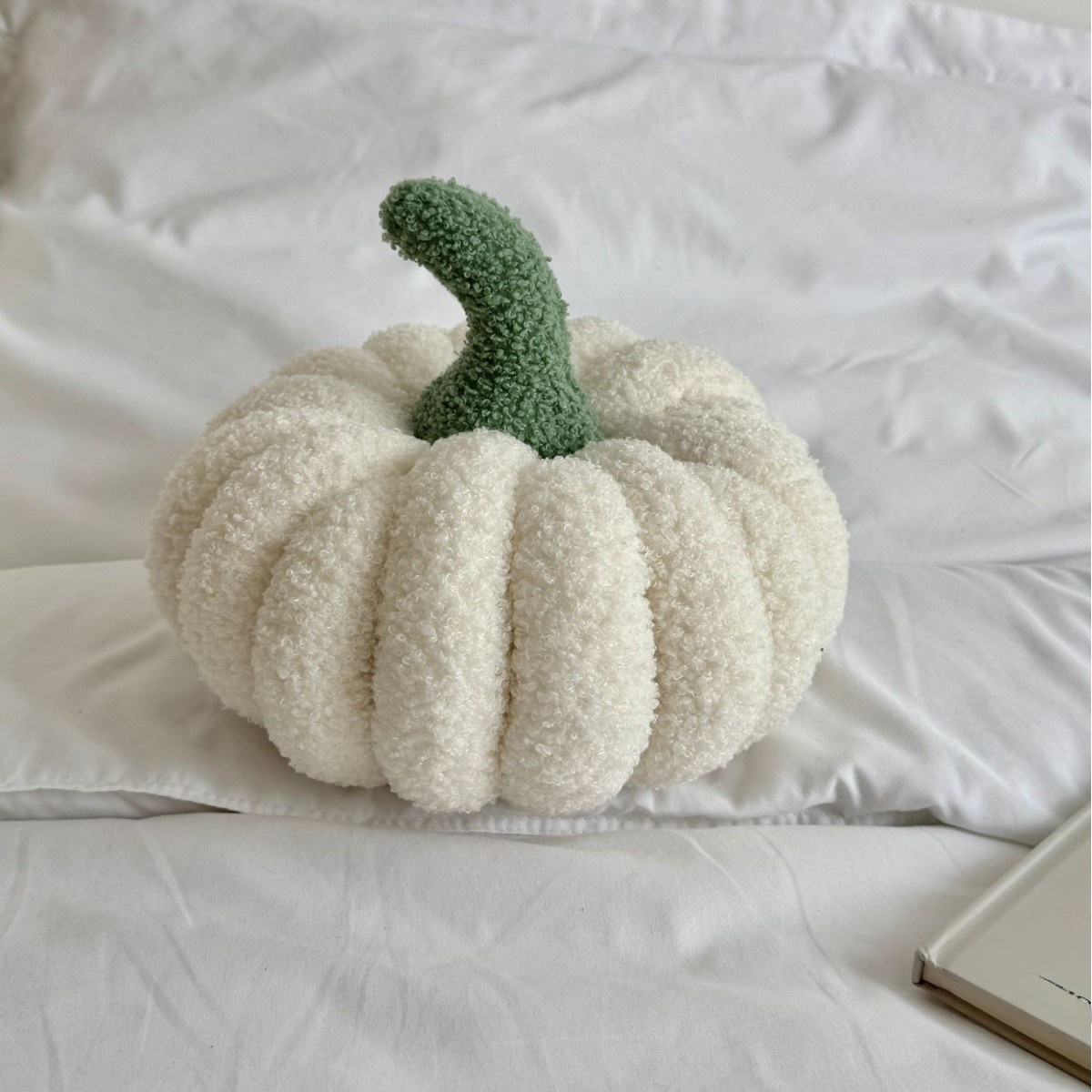 Cute Pumpkin Plush Throw Pillow Halloween Decor