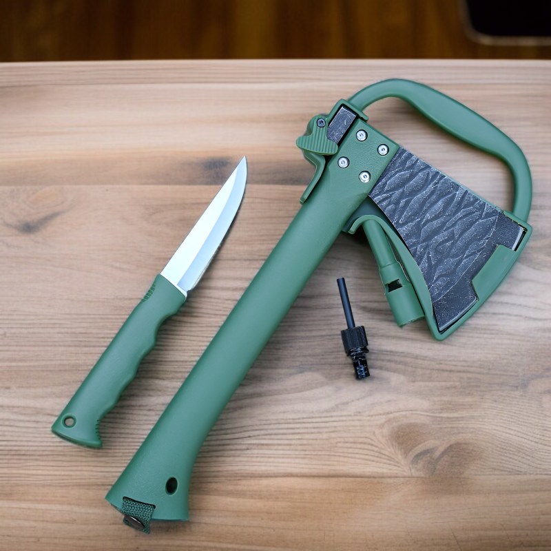 アウトドアマウンテンアックス、滑り止め、耐摩耗性、多機能キャンプハンドアックス、統合エンジニアアックス、アウトドア薪割りサバイバルアックス