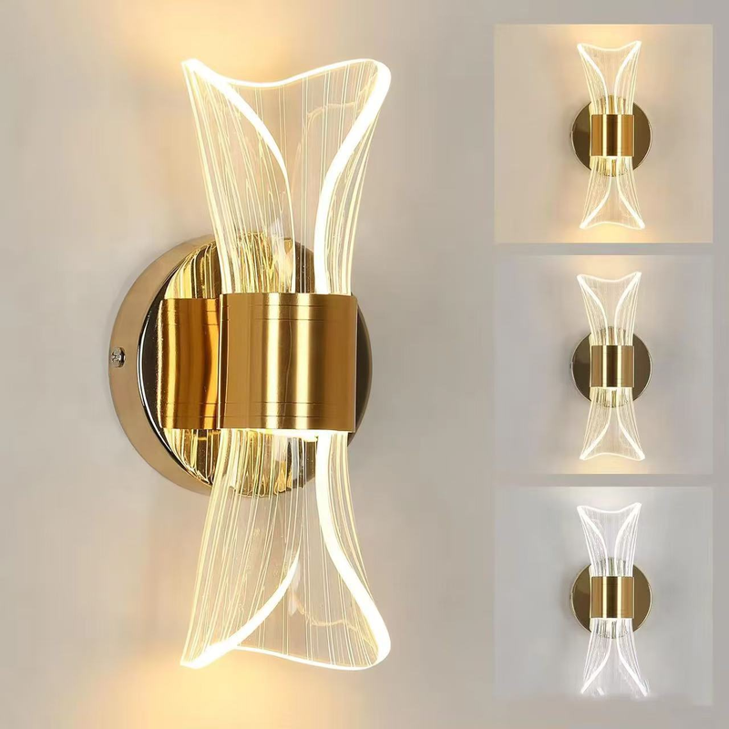 Bedroom Bedside Wall Lamp Super Bright Scandinavian Aisle Lamp