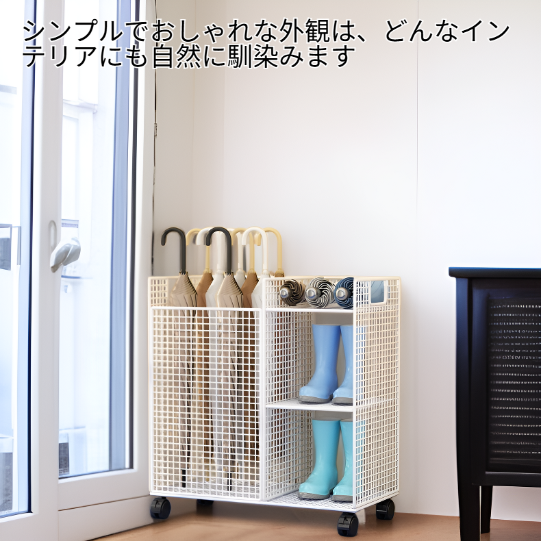 玄関傘スタンド収納バケツ