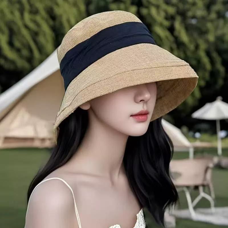 顯臉小神器可捲收大帽簷漁夫帽