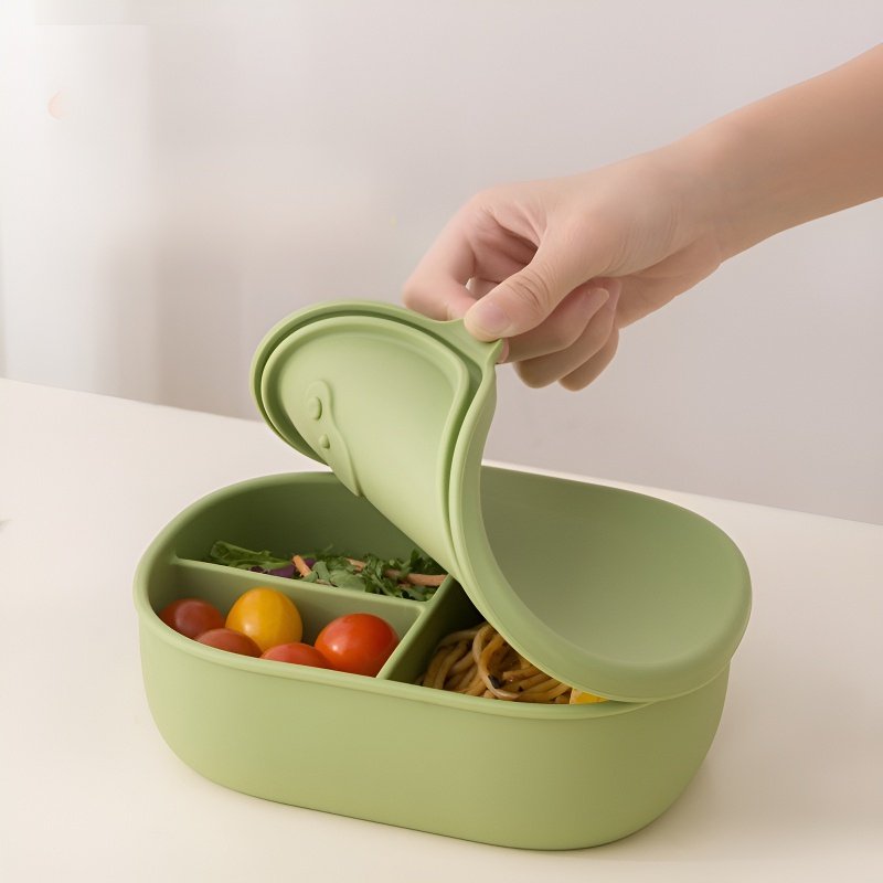 Lunchbox silikonowy spożywczy, szczelny