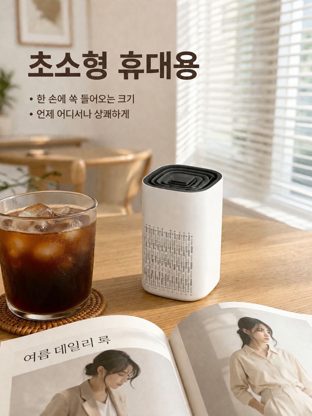 휴대용 스마트 저소음 공기 청정기