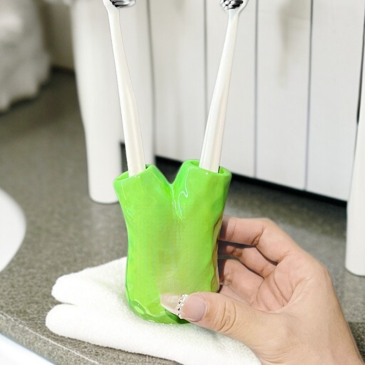 زينة مكتب من الراتنج بعيون كبيرة