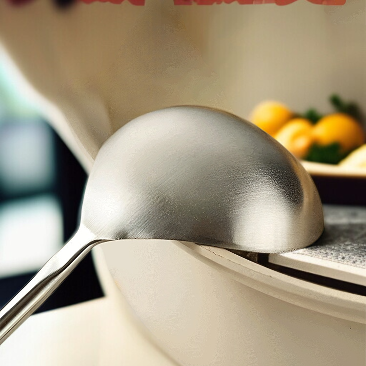 호두나무 긴 손잡이 국자 국자 주방 조리 다용도 국자 샤브샤브 국자