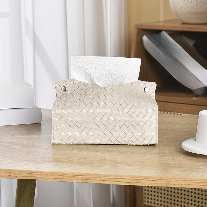 高級PUレザー ティッシュボックス リビング・テーブル用