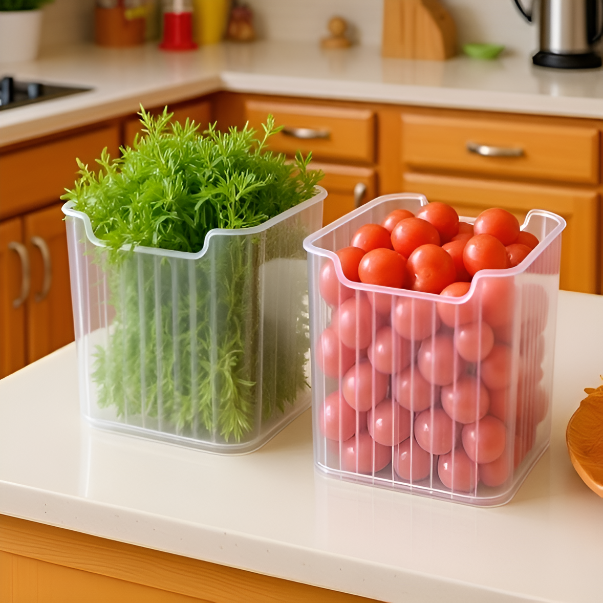 Food grade refrigerator side door dedicated storage box