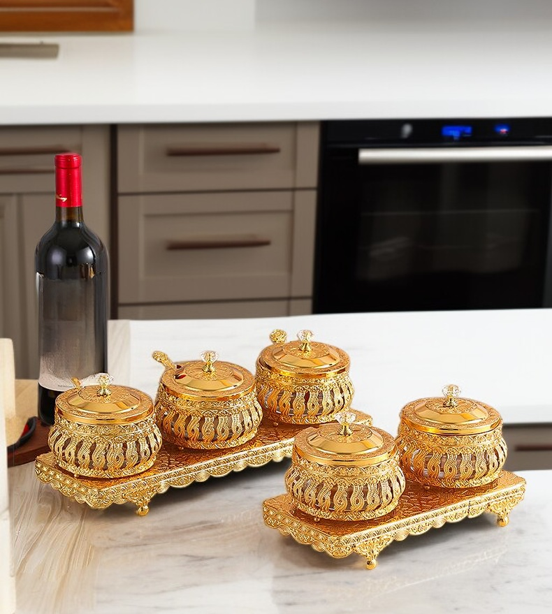 ชามน้ำตาลเหล็กดีไซน์ทันสมัย