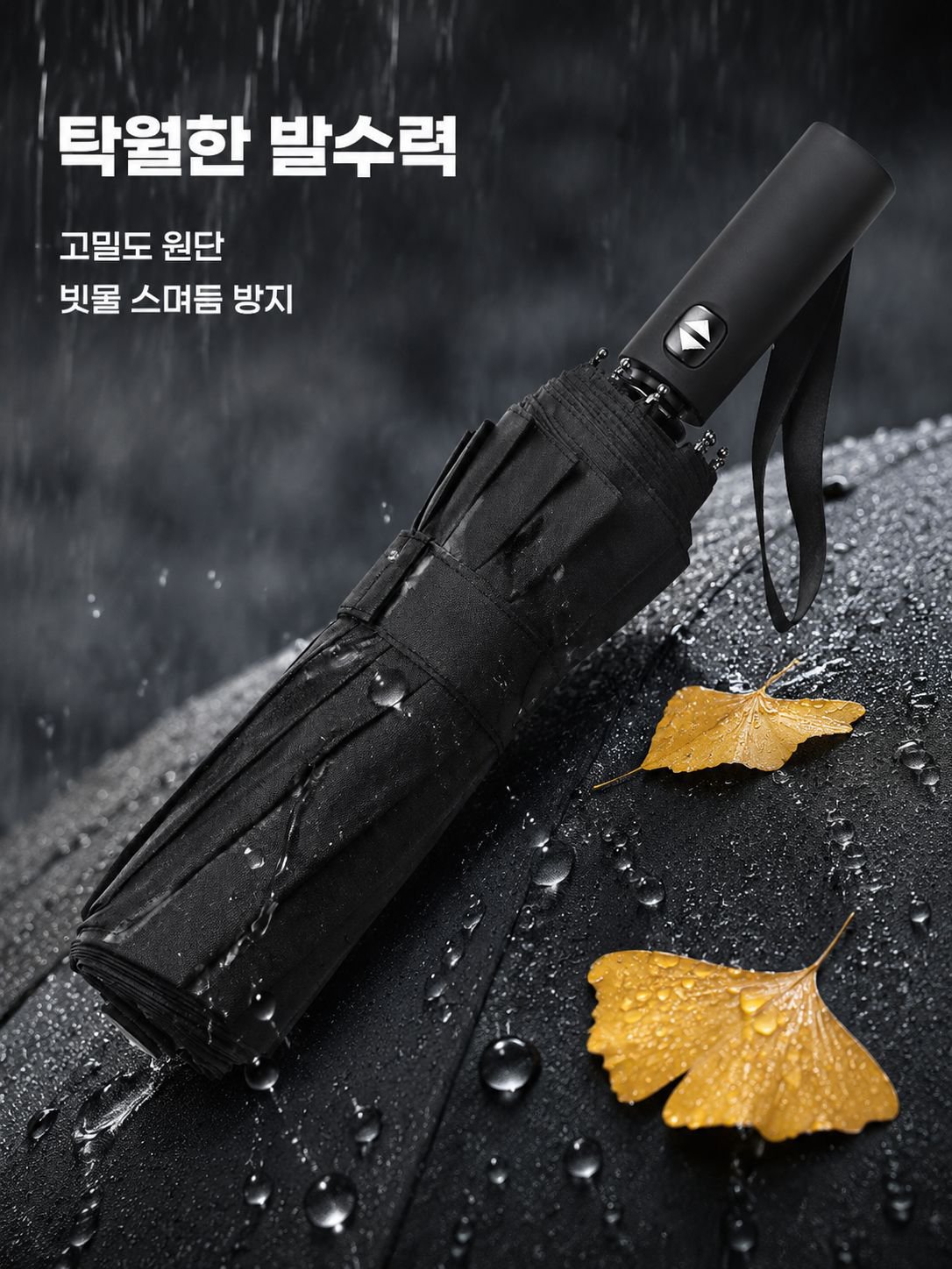 강화형 블랙코팅 자동 양산우산