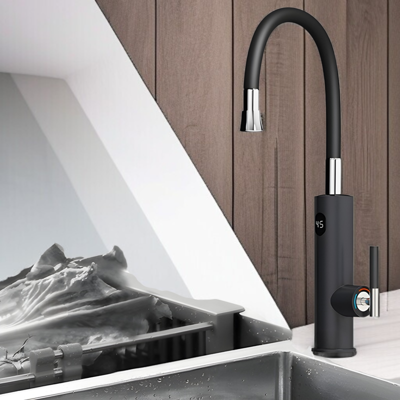  Calentador de agua eléctrico con indicador digital de acero inoxidable