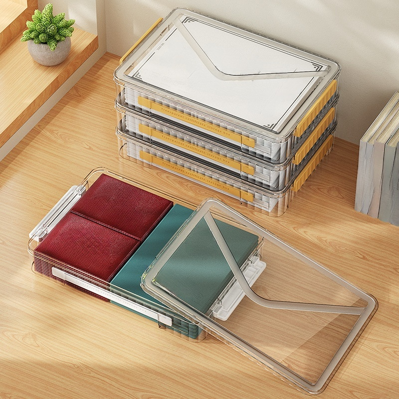 Transparent Desktop Storage Box for Home Use