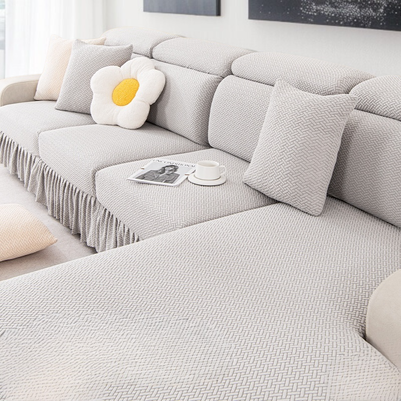 게으름뱅이 사계절용 올백 소파 커버 스판 자카르 가죽 소파 커버 전판 가죽 소파 커버 고양이 잡이 올백 게으름뱅이 소파 커버