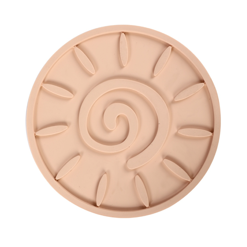 Silicone thermal insulation mat and dining mat