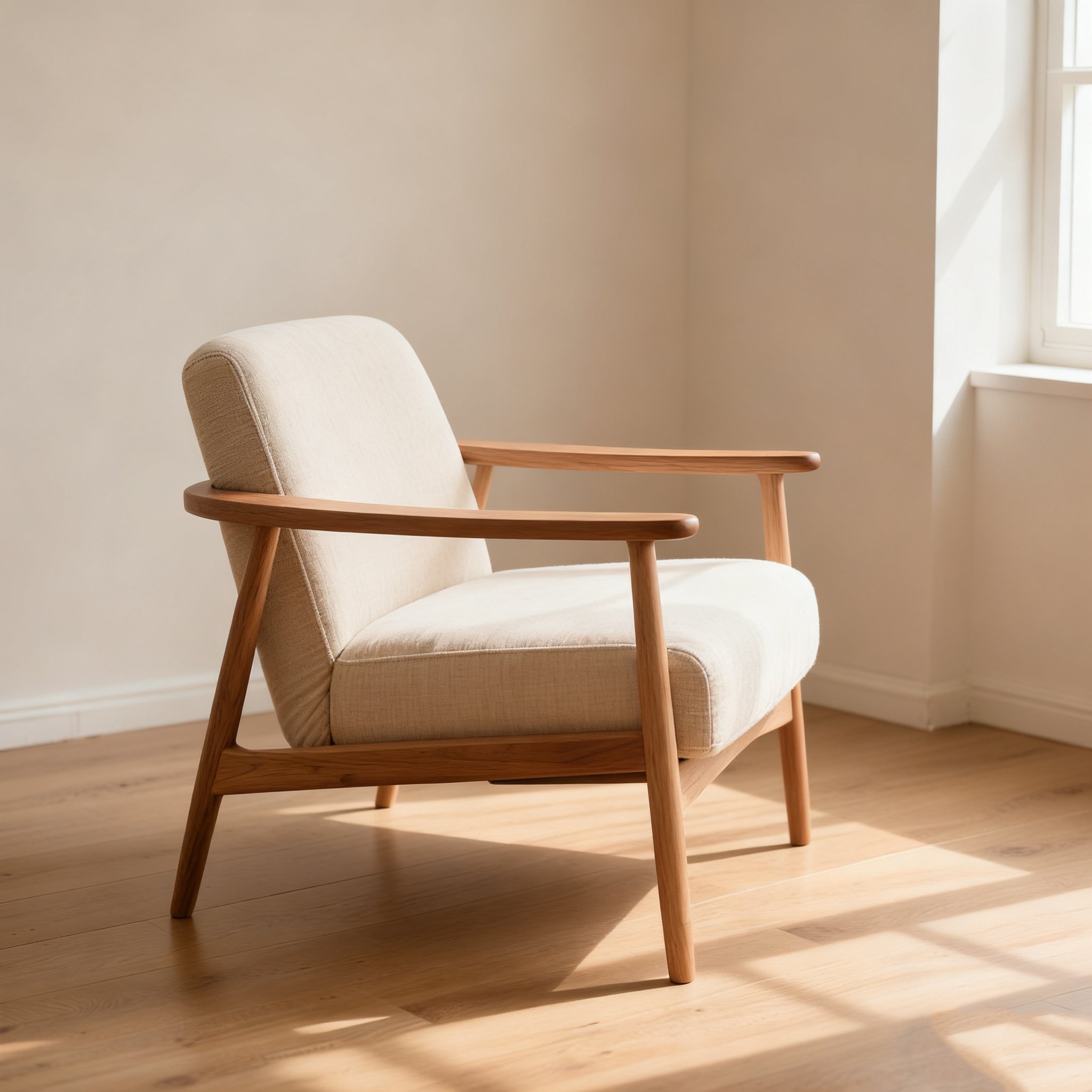 레트로 스타일 1인용 소파 체어 