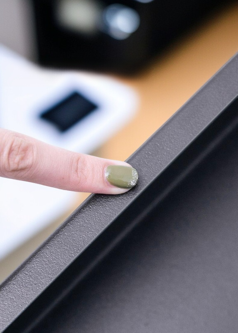 깔끔한 디자인의 가스레인지 커버