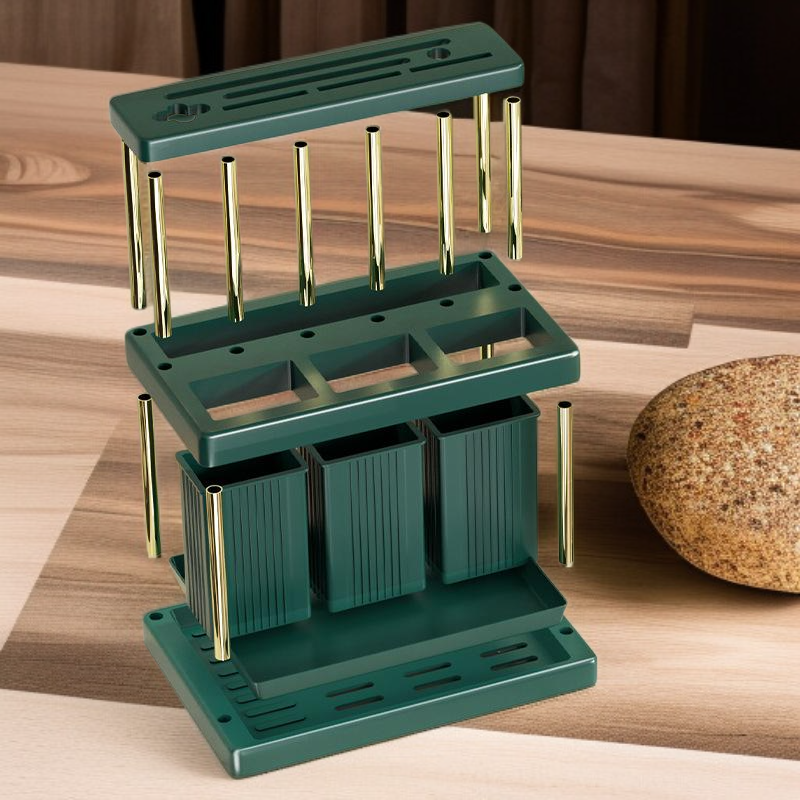 家庭用キッチンカウンタートップ収納ラック