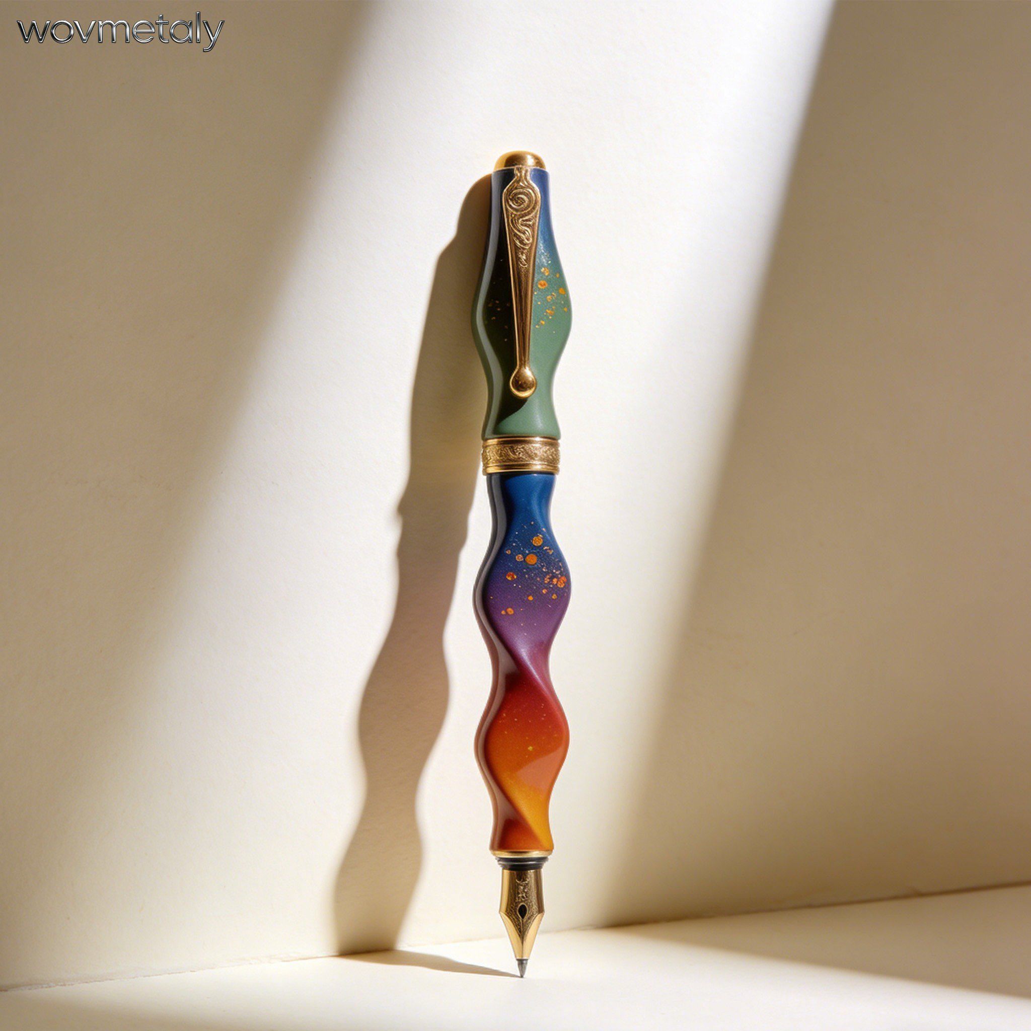 ปากกาหมึกซึมแบบใช้หมึกโดยตรง แพ็ค 5 ด้าม ภาพรวมสินค้า