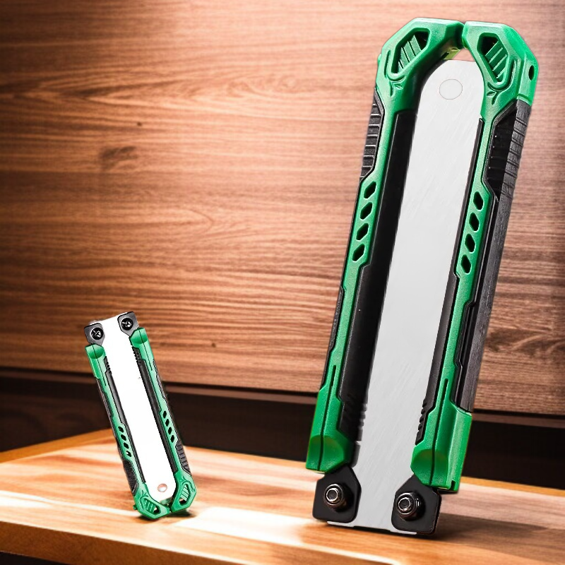 휴대용 접이식 가지치기톱 목공 정원 과수 전용 양면 수공톱 미니 디자인 휴대용 목공공구